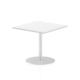 Dynamic Italia 800mm Poseur Square Table White Top 725mm High Leg ITL0336 DD
